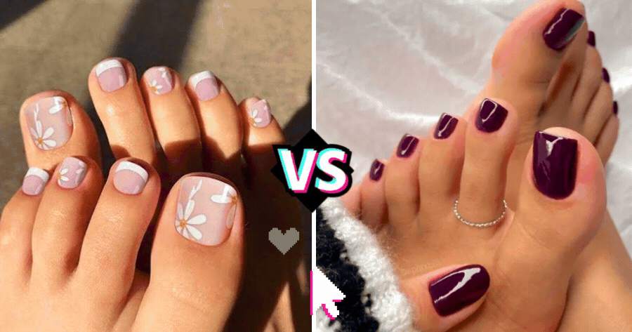 Which Toe Nail Color Suits You？